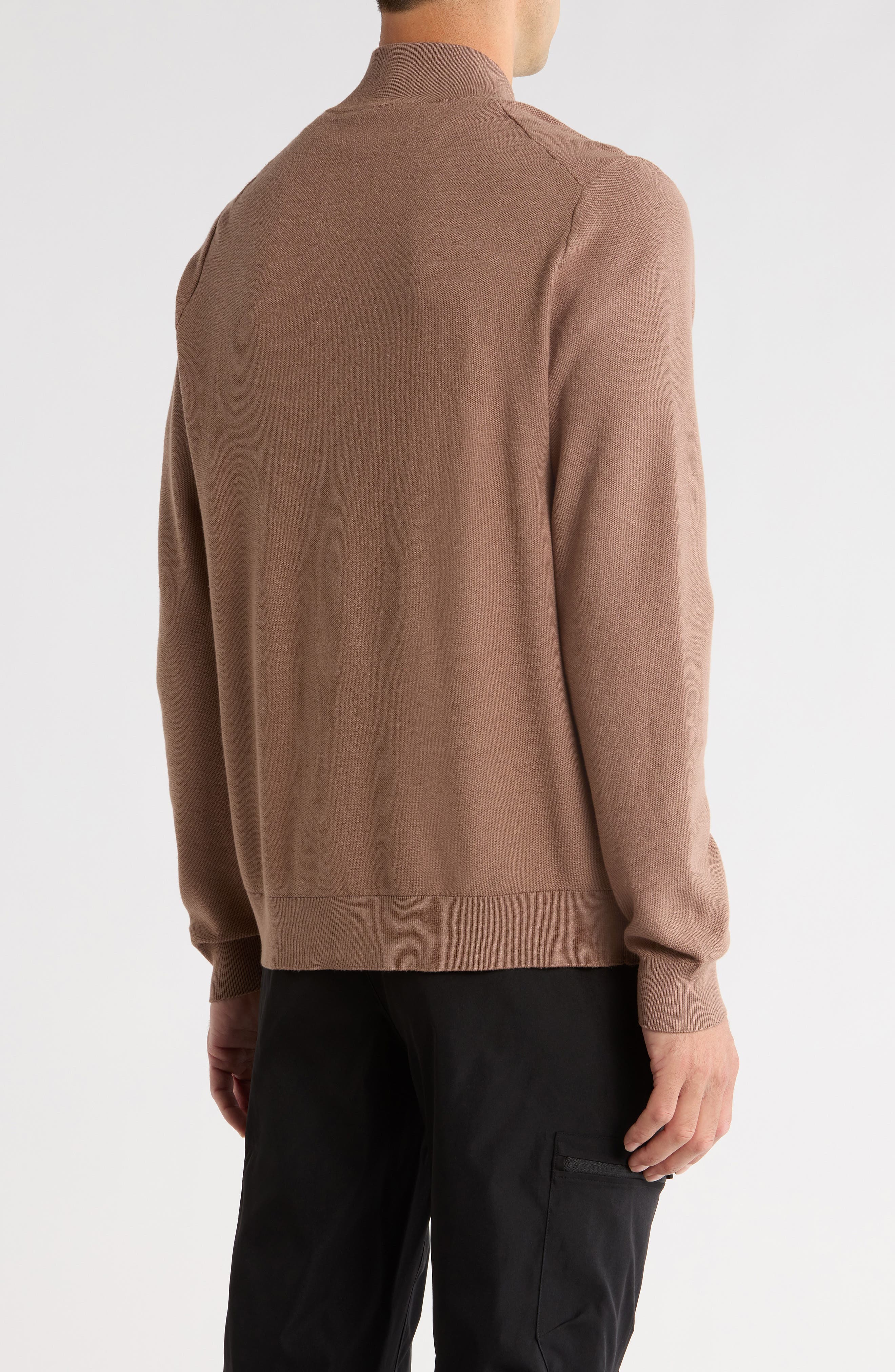 Full Zip Jersey Sweater - image 4