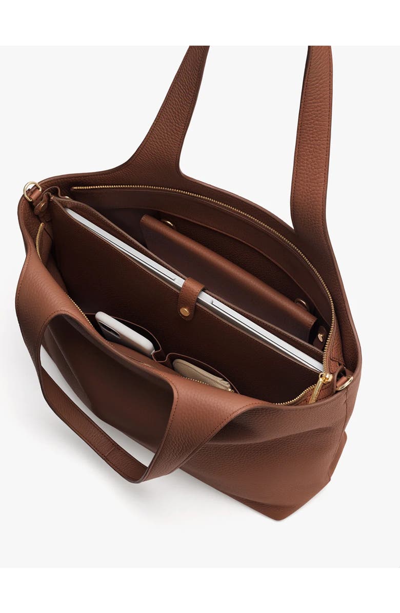 Cuyana System Zipper Tote 16-inch, Alternate, color, Dark Chestnut