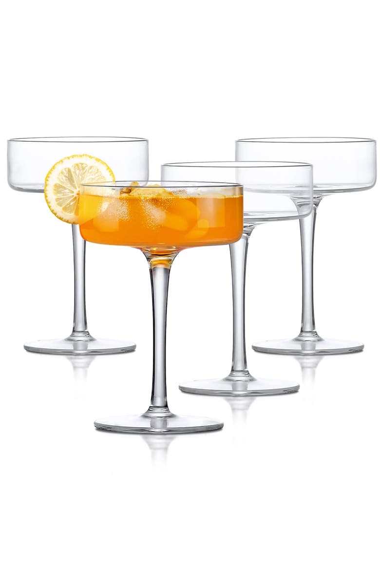 Clear Cocktail Martini Coupe Glass - 6.5oz (Set of 2 or 4) - Set of 12, Main, color, Clear