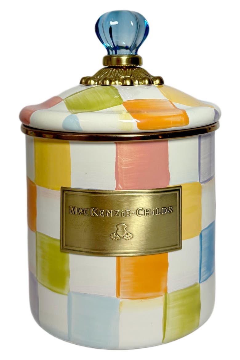 Confetti Check Canister, Main, color, MULTI