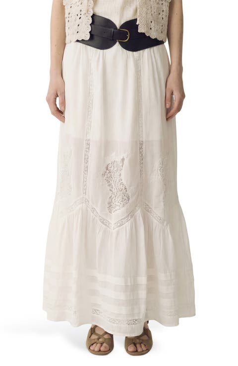 Cotton Maxi Skirt