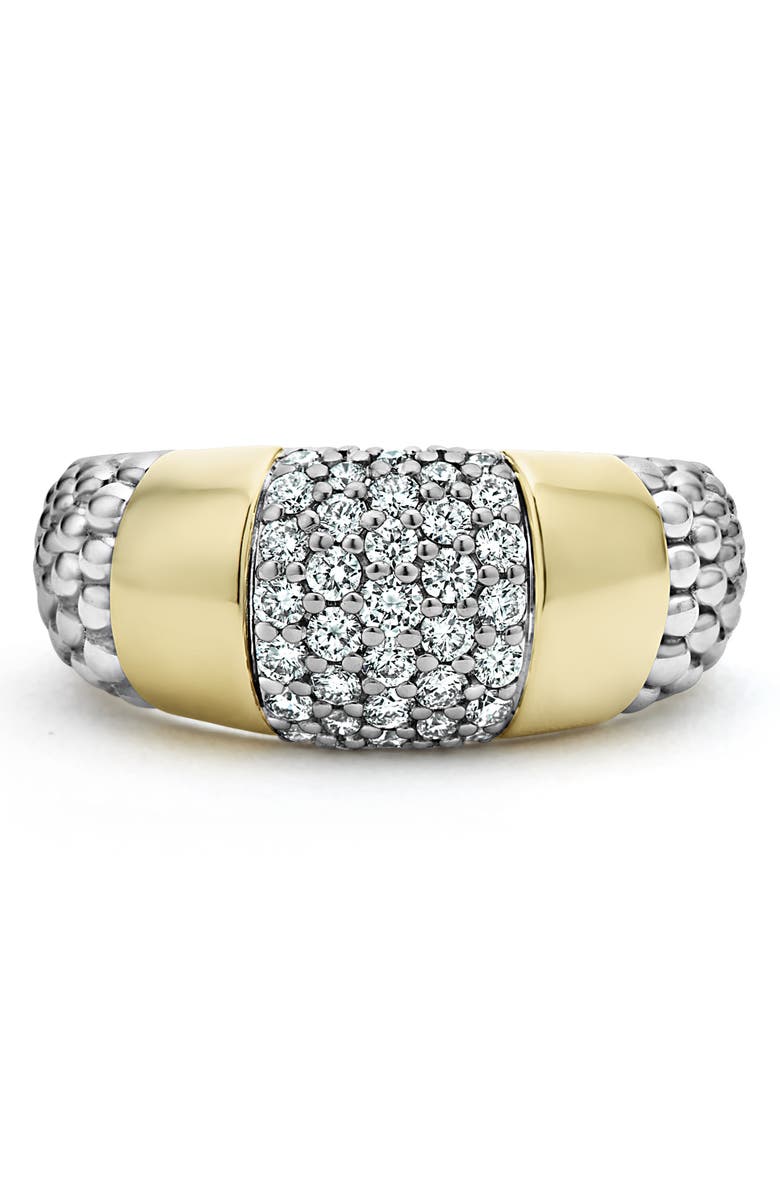 LAGOS High Bar Diamond Band Ring, Alternate, color, 