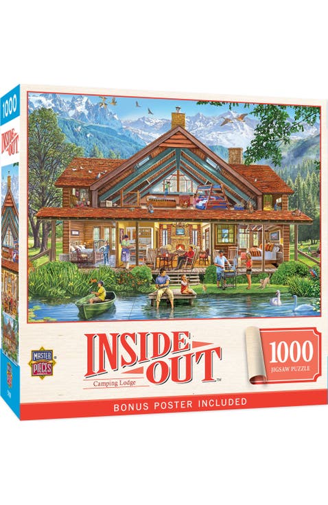Camping Lodge 1000 Piece Jigsaw Puzzle