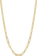 EFFY Diamond Paper Clip Chain Necklace