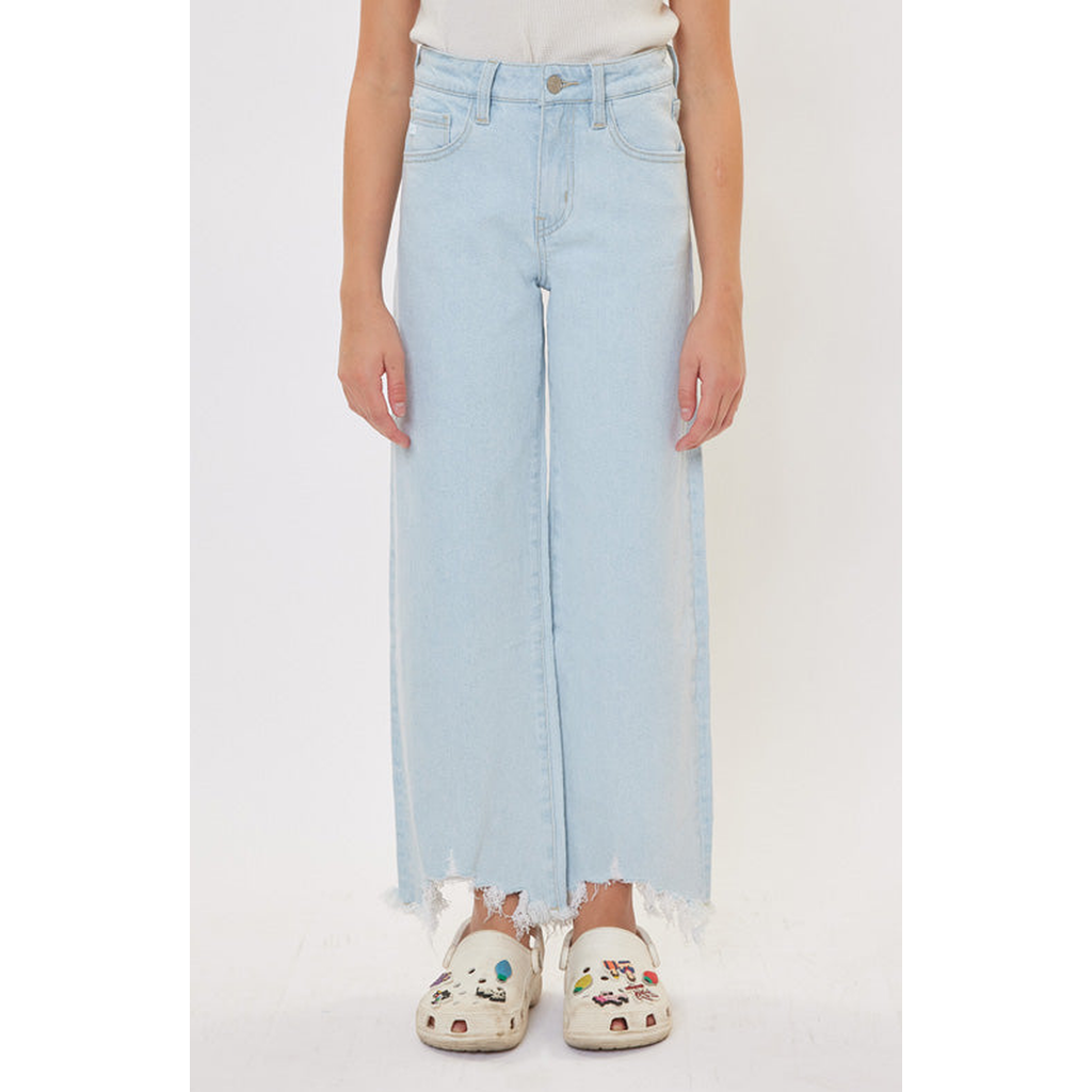 Kancan Zendaya High Rise Wide Leg Jeans In Blue