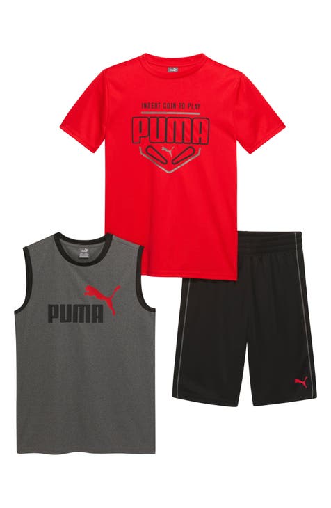 Kids' Performance Tank, T-Shirt & Pull-On Shorts Set (Toddler)