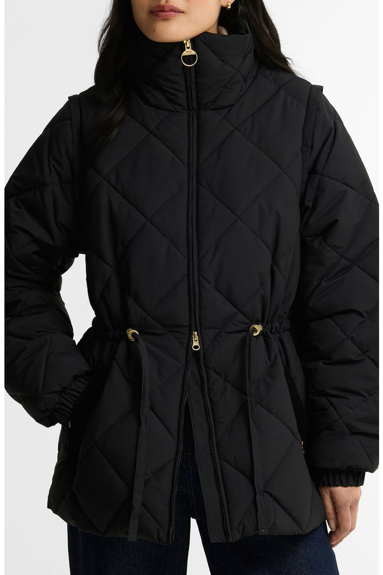 Tanfield Quilted Puffer Jacket, Main, color, BLACK/ ANCIENT