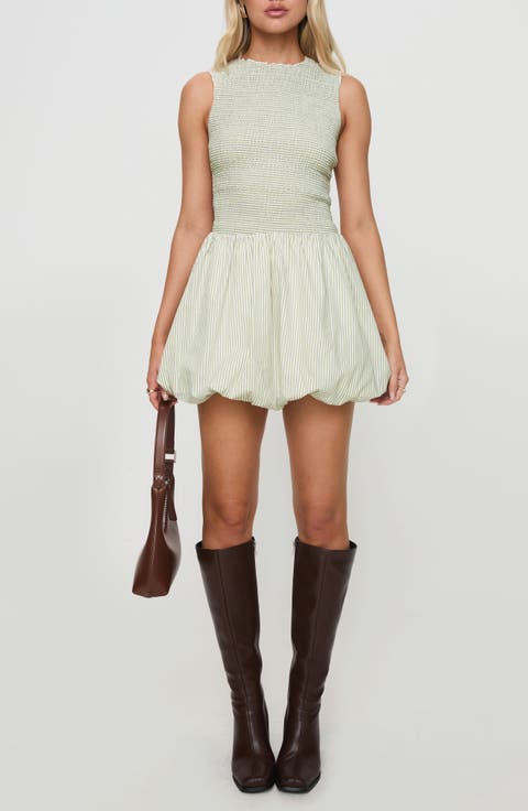 Narnie Bubble Hem Minidress