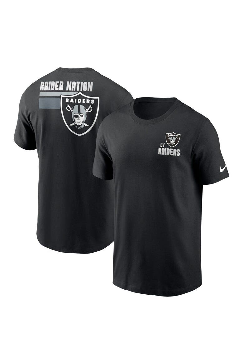 Men's Nike Black Las Vegas Raiders Blitz Essential T-Shirt, Main, color, Black