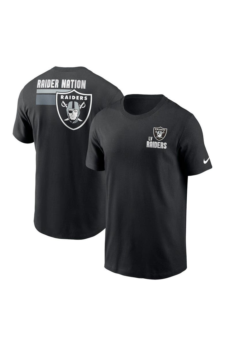 Nike Men's Nike Black Las Vegas Raiders Blitz Essential T-Shirt, Main, color, Black