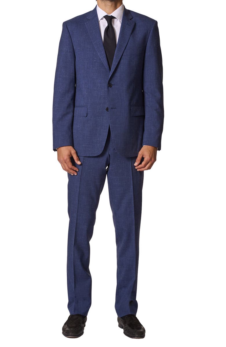 JB Britches Sartorial Classic Fit Wool & Linen Suit, Main, color,
