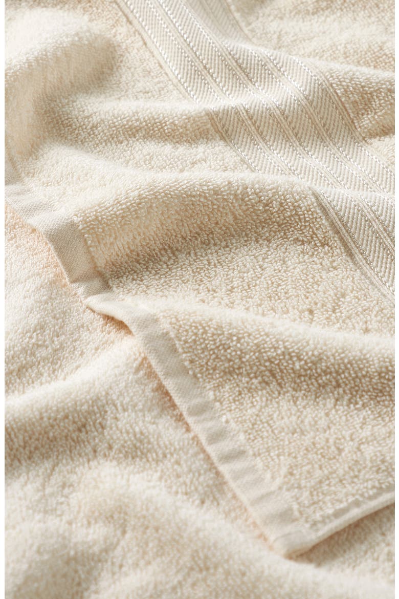 Quick-Dry Cotton 6-Pack Hand Towel Set, Alternate, color, BUTTERMILK