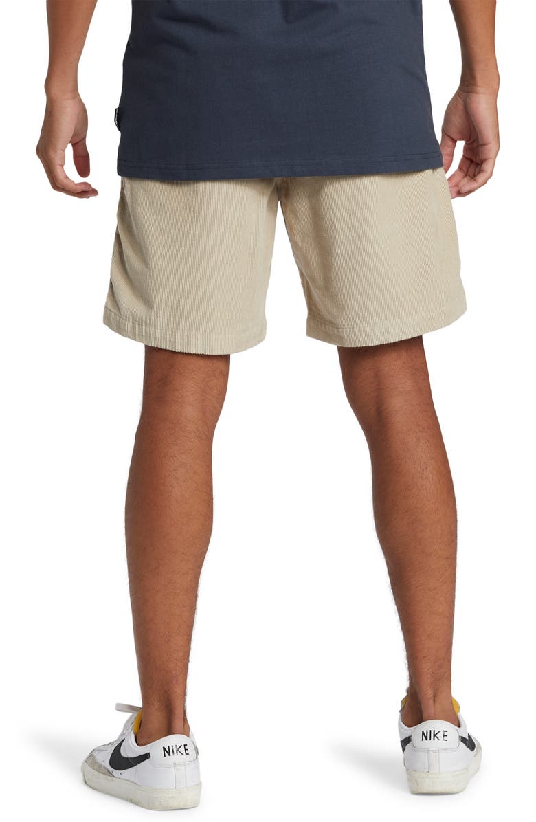 Quiksilver Taxer Corduroy Drawstring Shorts, Alternate, color, Plaza Taupe