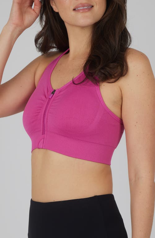 90 Degree By Reflex Seamless Bra Top In Pink