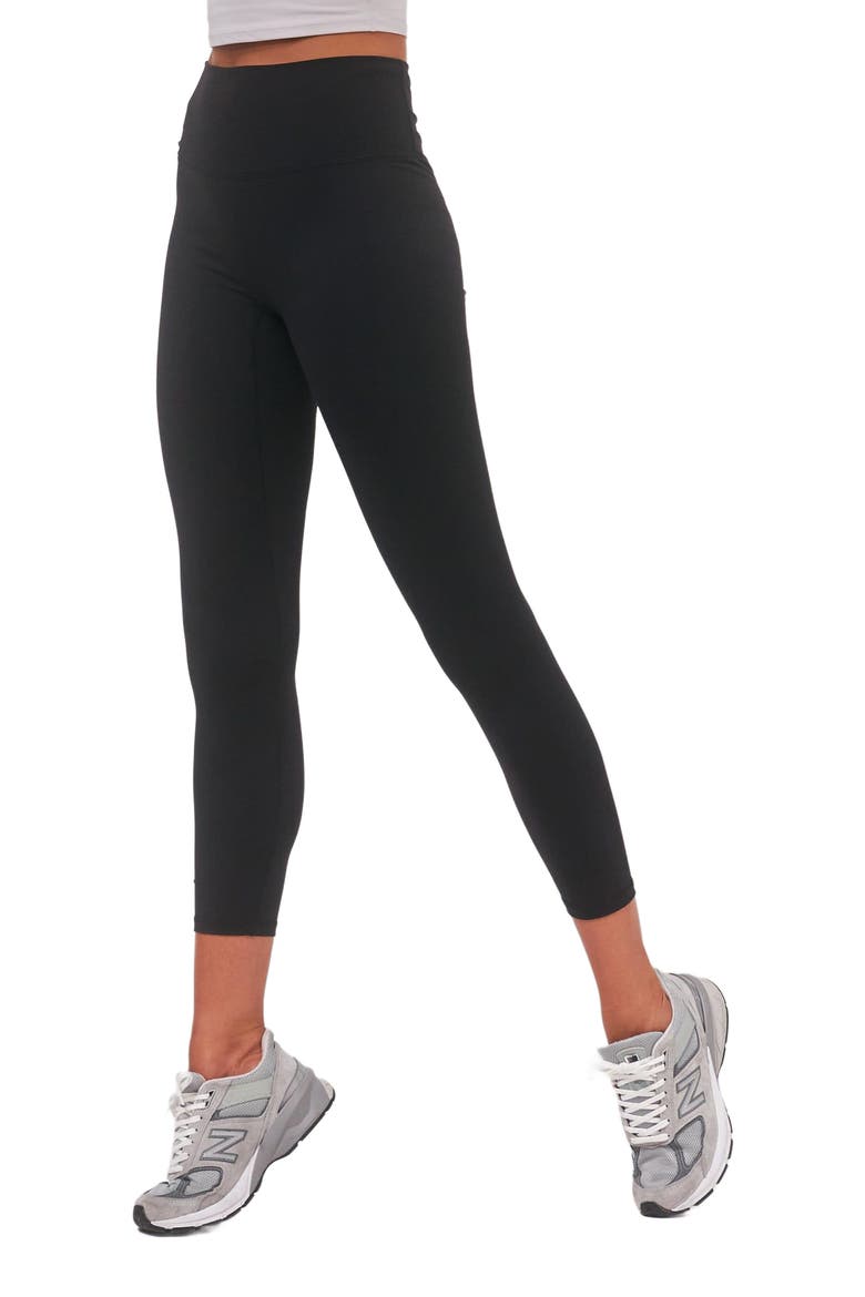 Hybrid Cloudlux Leggings 25" High Waist, Alternate, color, Metropolis Black