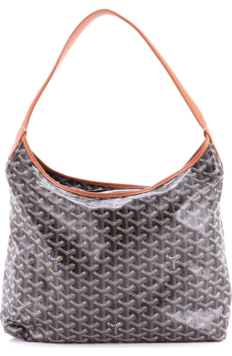 Pre-Owned Goyard Boheme Hobo Coated Canvas, Alternate, color, Print