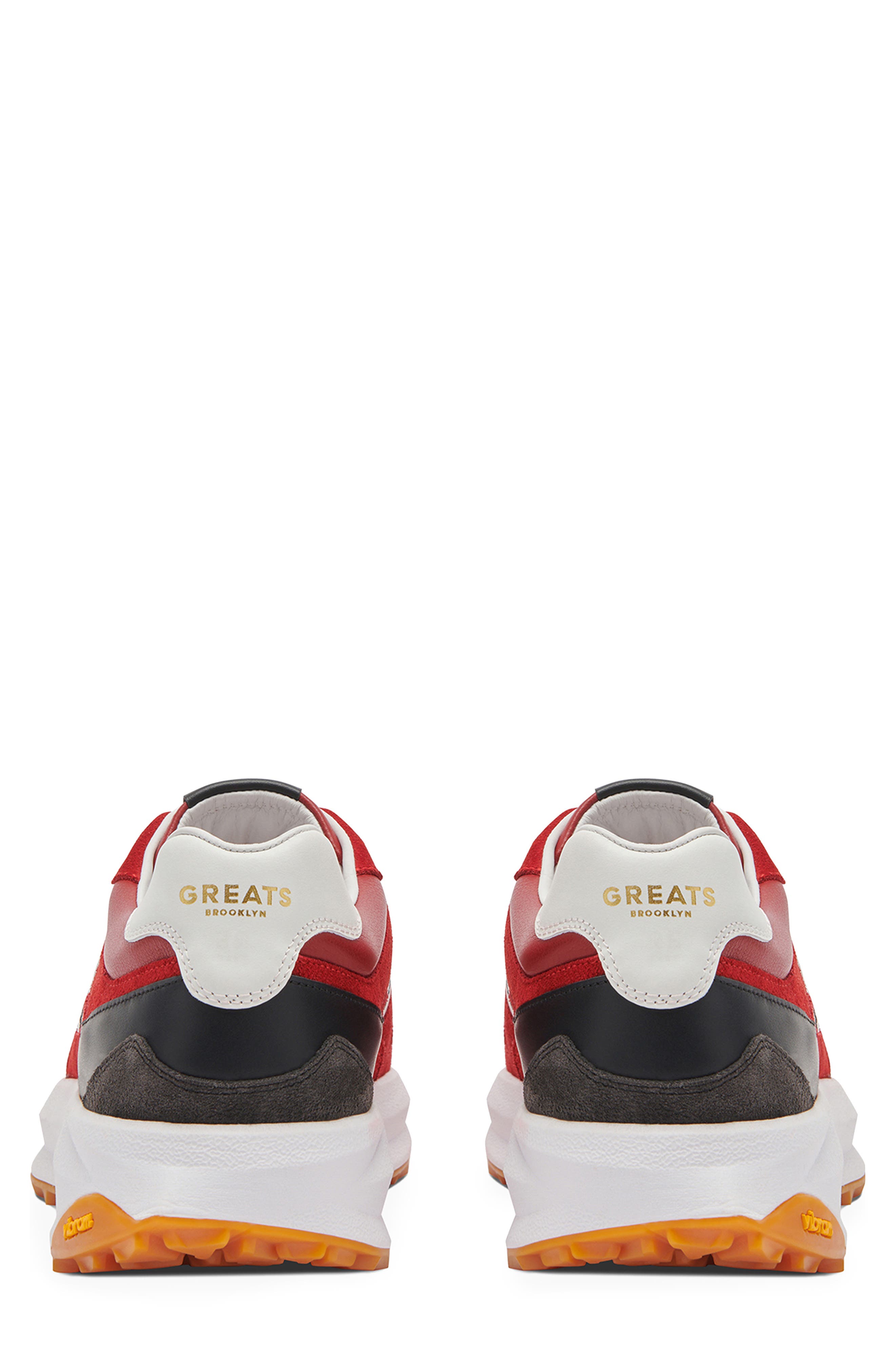 GREATS Greenpoint Runner Shoe, Alternate, color, Red