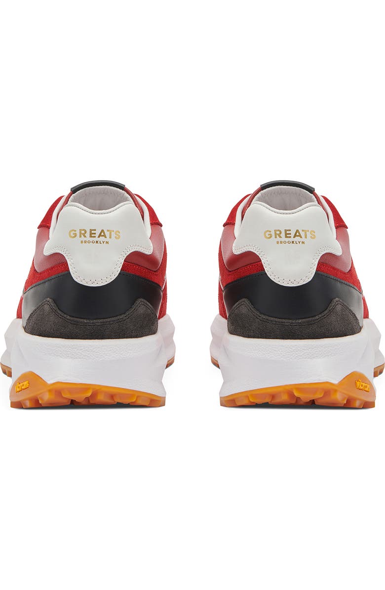 GREATS Greenpoint Runner Shoe, Alternate, color, Red
