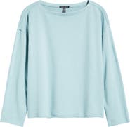 Eileen Fisher Bateau Neck Boxy Top