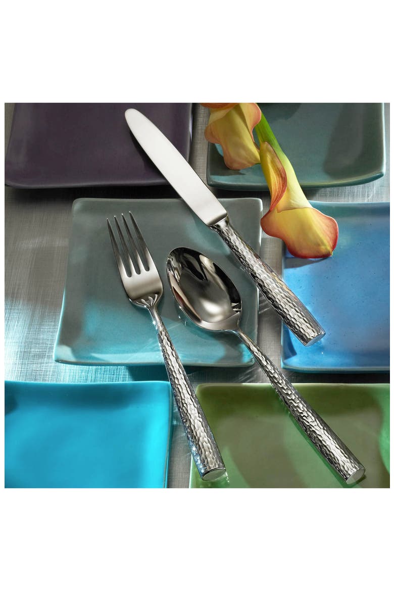 Anvil 20-Piece Flatware Set, Alternate, color, SILVER