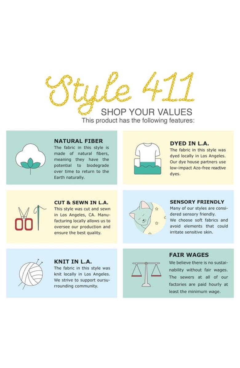 CITY THREADS Girls Soft Cotton Long Sleeve Peplum Tee, Alternate, color, White