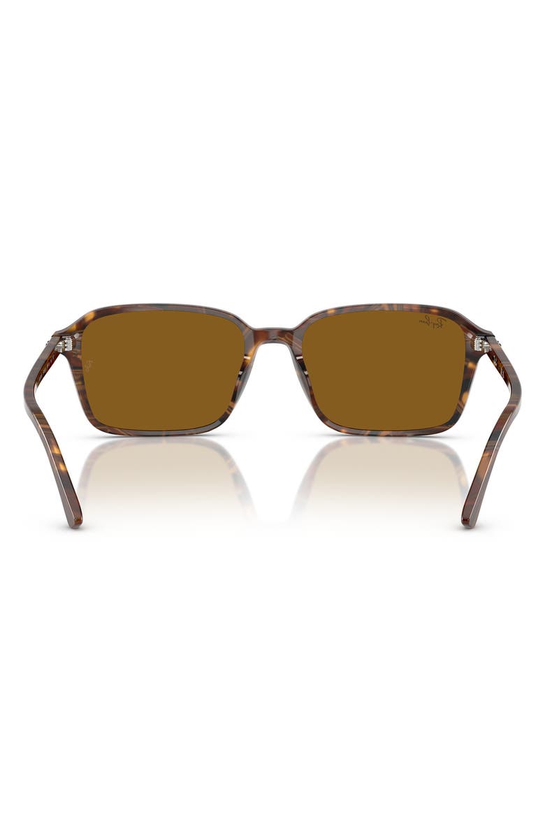 Ray-Ban 56mm Square Sunglasses, Alternate, color, Brown