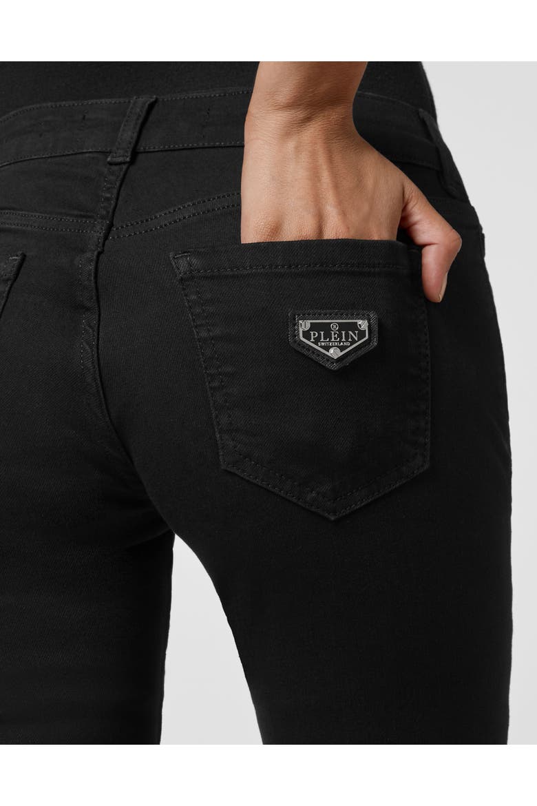 Jeans Slim Fit Women, Alternate, color, Blackout