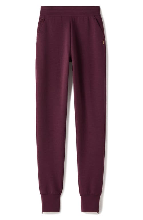 Rhone Dreamglow Tapered Pants In Burgundy