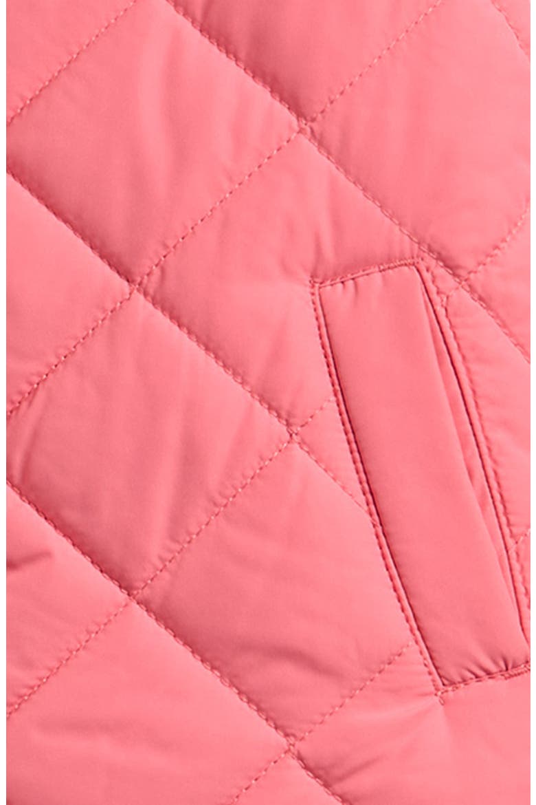 Kids' Quilted Bomber Jacket, Alternate, color, STRAWBERRY PINK