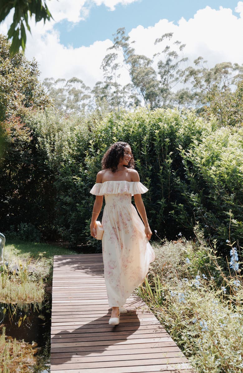 Petal & Pup Jemira Maxi Dress, Alternate, color, Lavender Floral