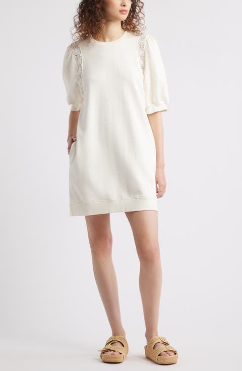 Puff Sleeve White Dresses | Nordstrom