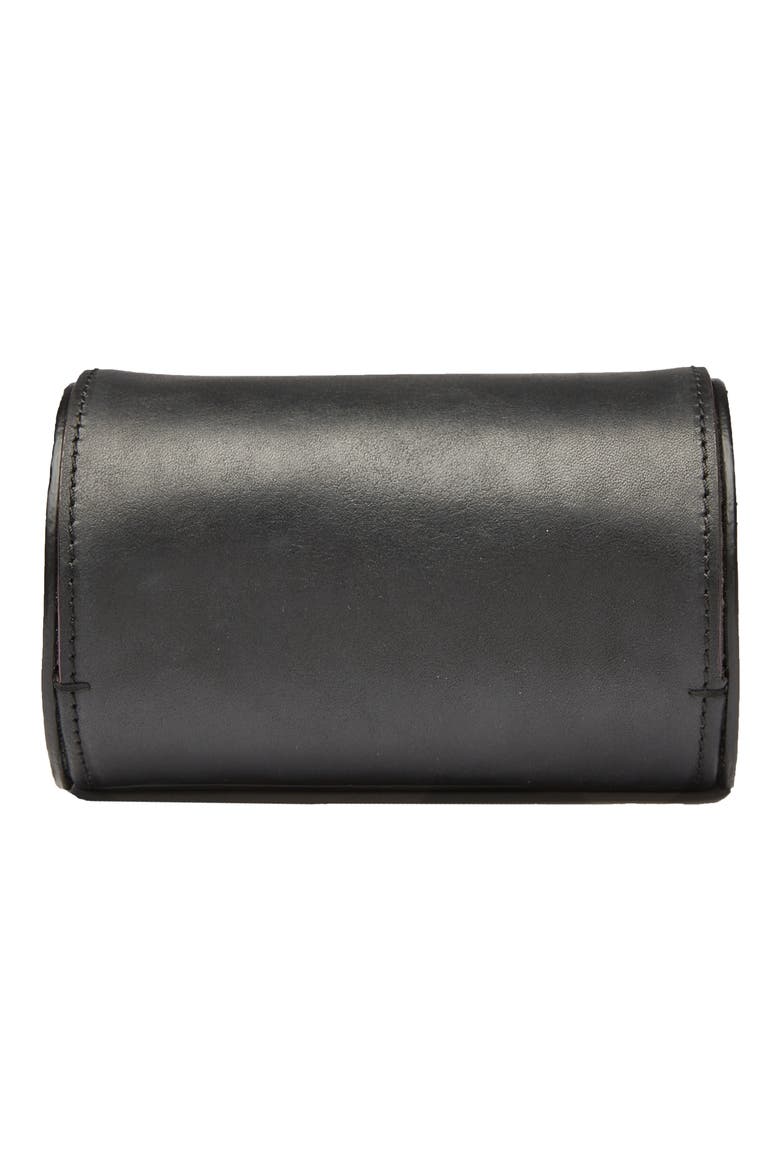 Watch Roll Case, Alternate, color, BLACK