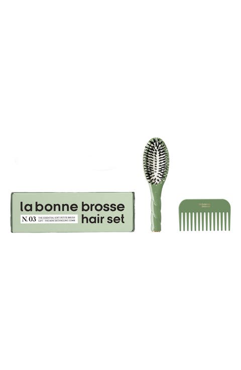 N.03 Essential Soft Petite Brush & Mini Comb Set $203 Value