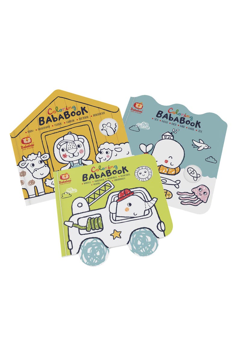 Little Artists Coloring Book Set, Main, color, Multi
