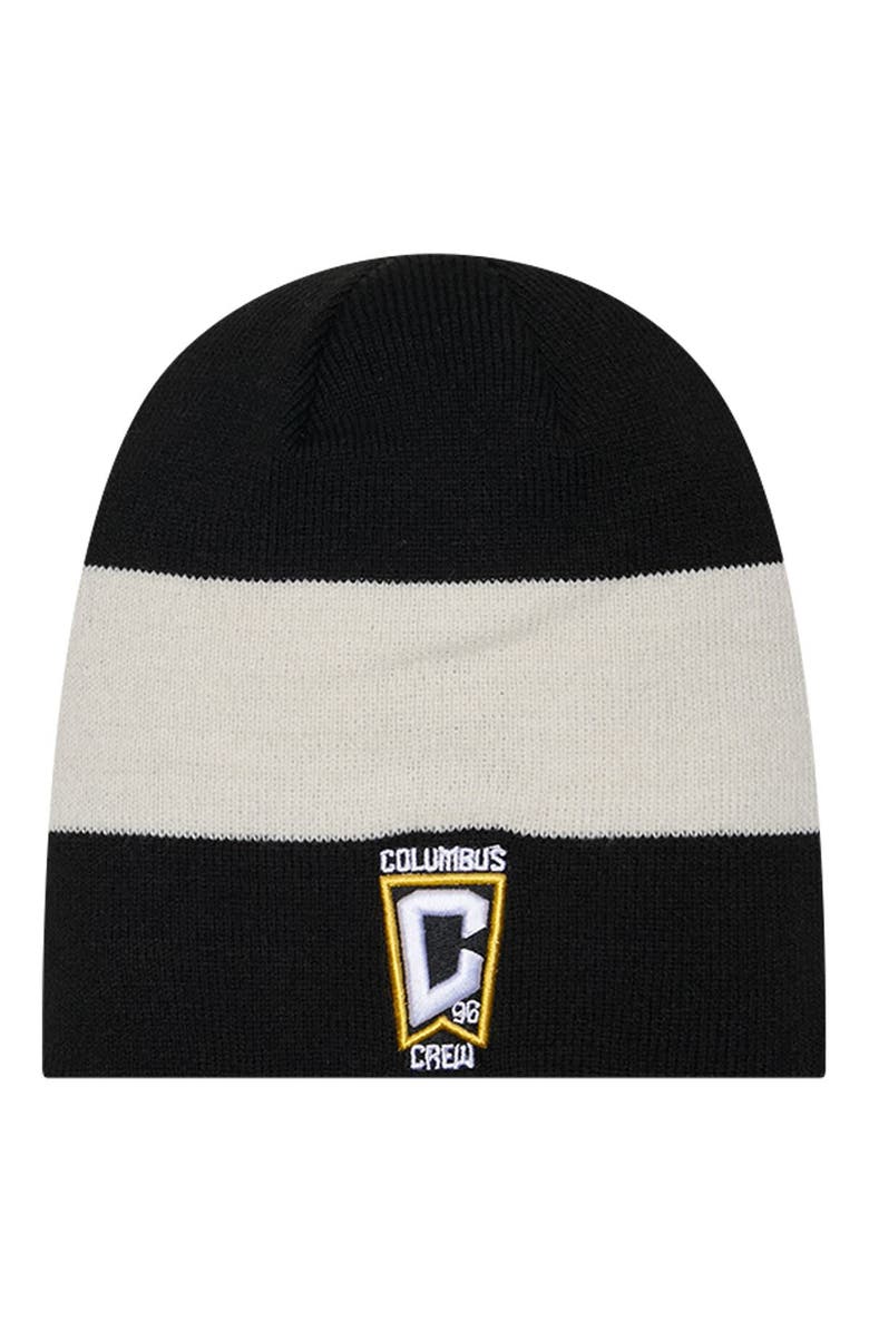New Era Men's New Era Black Columbus Crew 2024 Kick Off Collection Knit Beanie, Main, color,