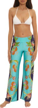 Trina Turk Flamingo Cover-Up Pants