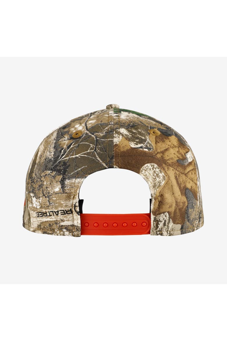Men's New Era Camo Toronto Blue Jays Realtree Orange Pop 9FIFTY Snapback Hat, Alternate, color, Camo