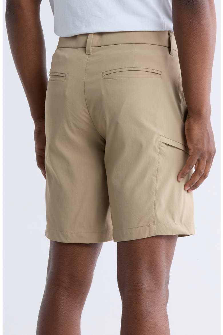 Flat Front 9-Inch Golf Shorts, Alternate, color, CHINCHILLA