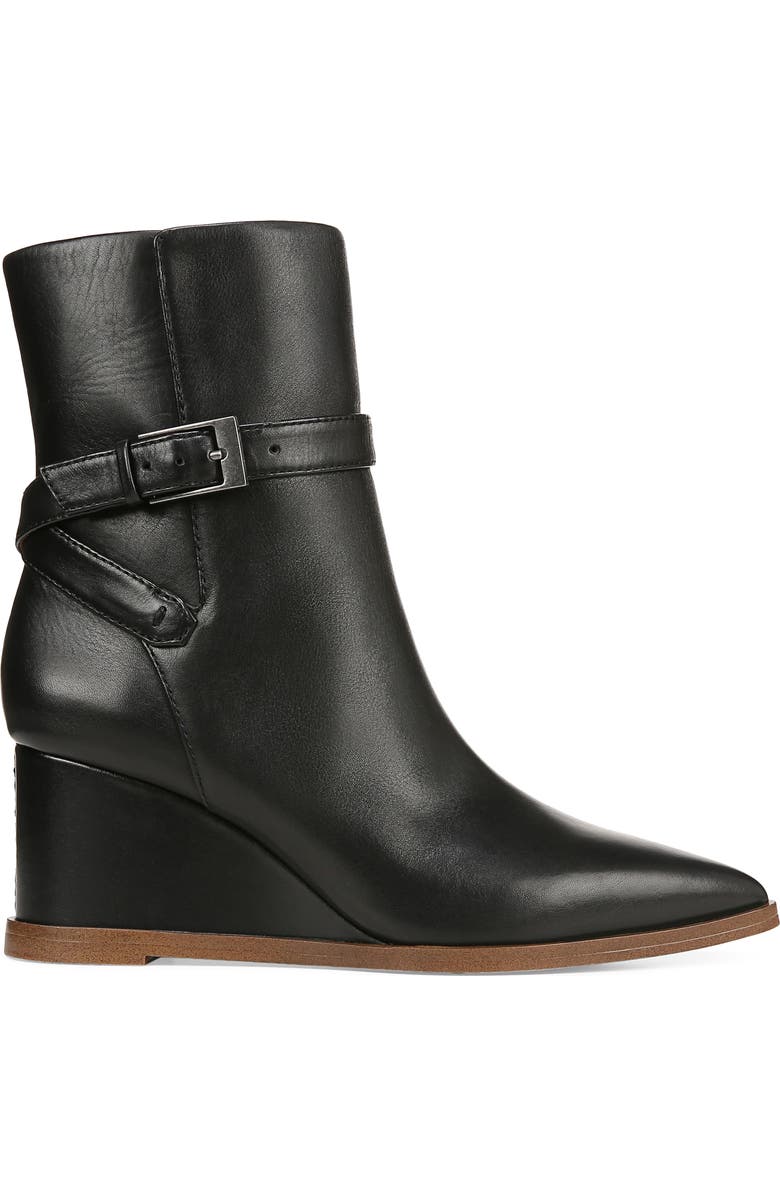 Franco Sarto Emina Pointed Toe Wedge Bootie, Alternate, color,