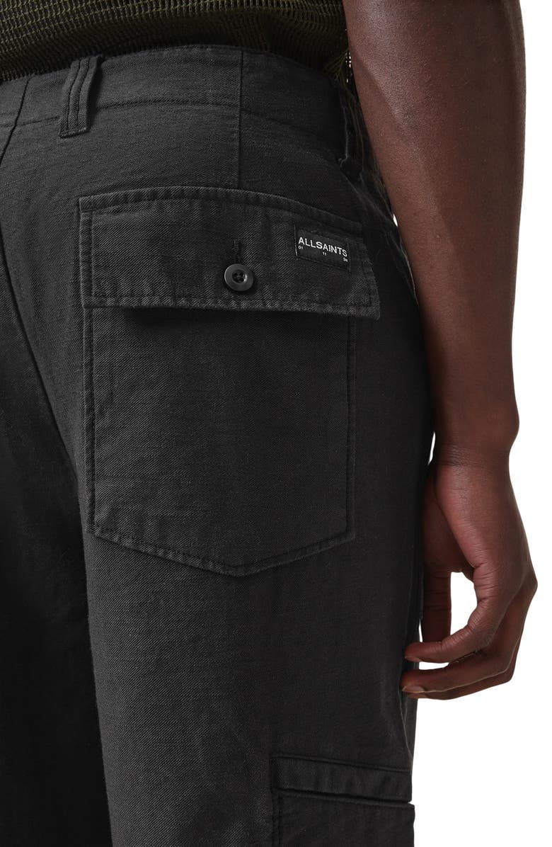 AllSaints Burke Straight Leg Trousers, Alternate, color, 