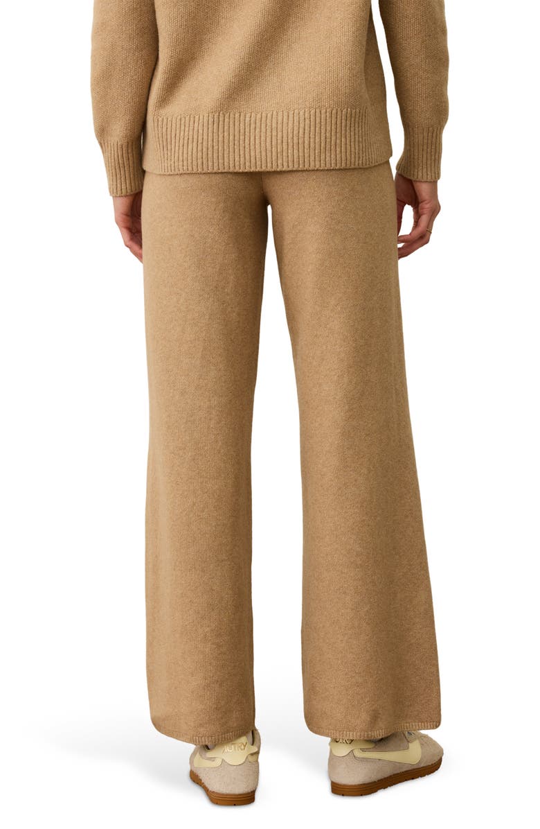 Marine Layer Chalet Knit Straight Leg Pants, Alternate, color, Toffee