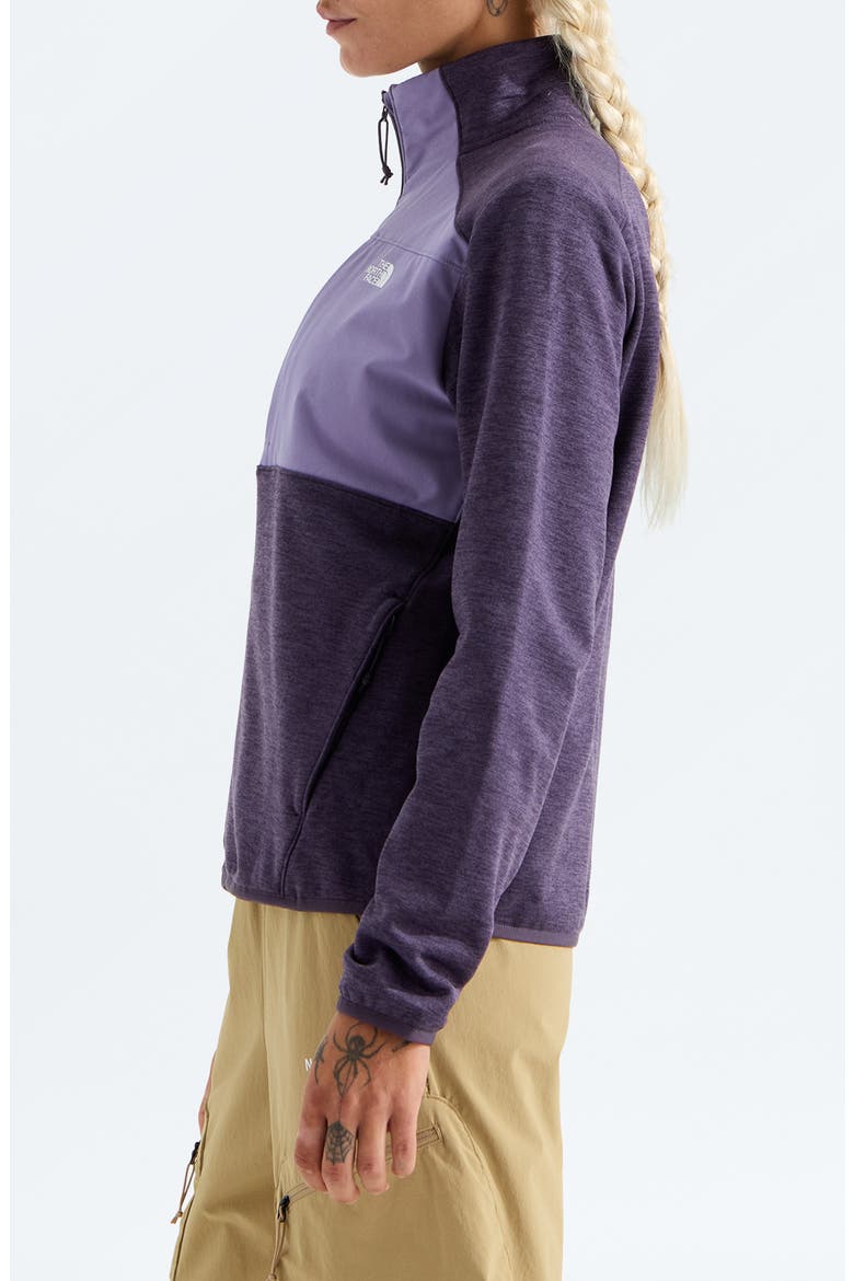 Performance Fleece Full Zip Jacket, Alternate, color, ENDLESS DUSK DARK HEATHER