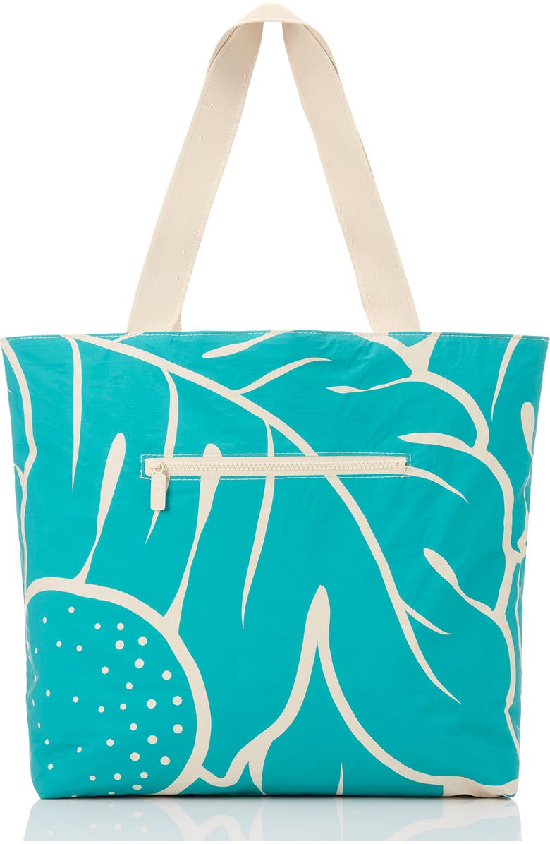 Aloha Collection Day Tripper Ulu Nui Water Resistant Tyvek<sup>®</sup> Tote, Alternate, color, Dark Teal/ Sandstone