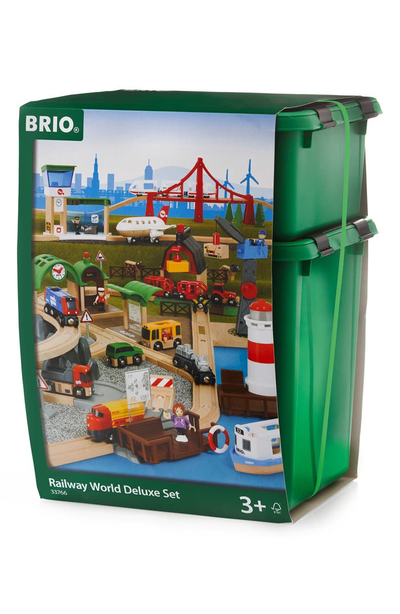 BRIO Railway World Deluxe Set, Alternate, color,