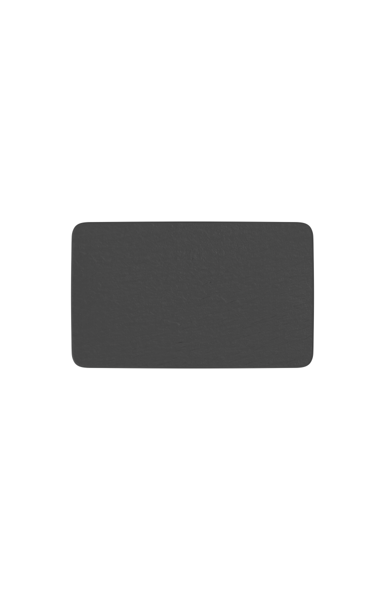 Villeroy & Boch Manufacture Rock Rectangular Multifunctional Plate, Main, color, Black