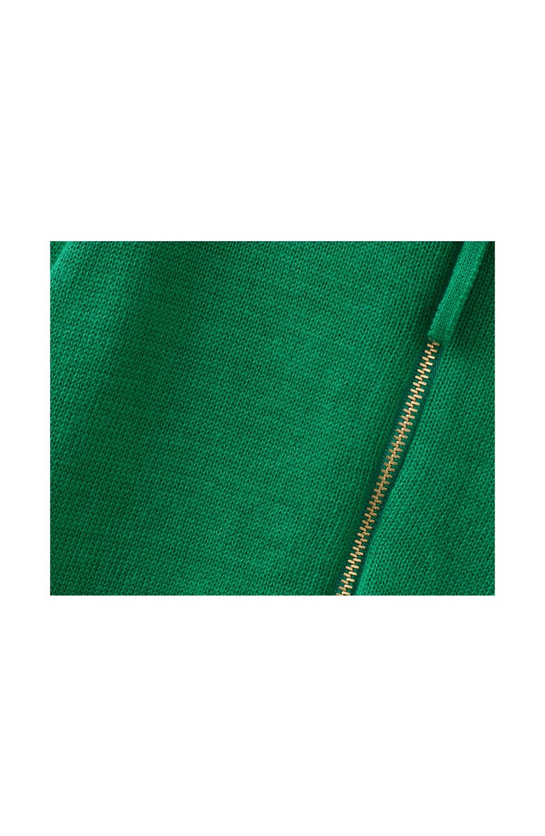 Vild House of Little Organic Knit Cardigan, Alternate, color, Beech Tree Green