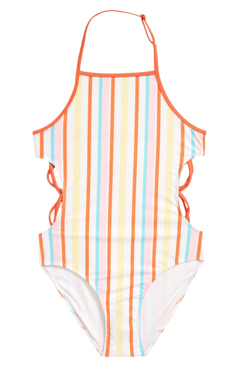 Treasure & Bond Cutout One-Piece Swimsuit, Main, color, 