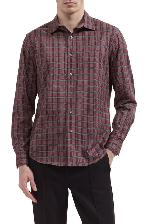 James OoohCotton Plaid Performance Shirt