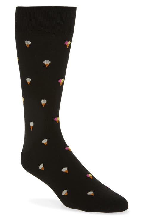 Kerry Ice Cream Cotton Blend Dress Socks