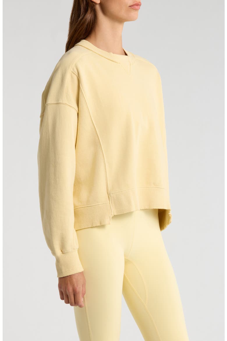 FP Movement Intercept Cotton Blend Sweatshirt, Alternate, color, SUNLIT YELLOW